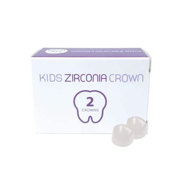 SHINHUNG KIDS ZIRCONIA CROWN REFILL (2PCS) - Cuspid & Cuspid Narrow